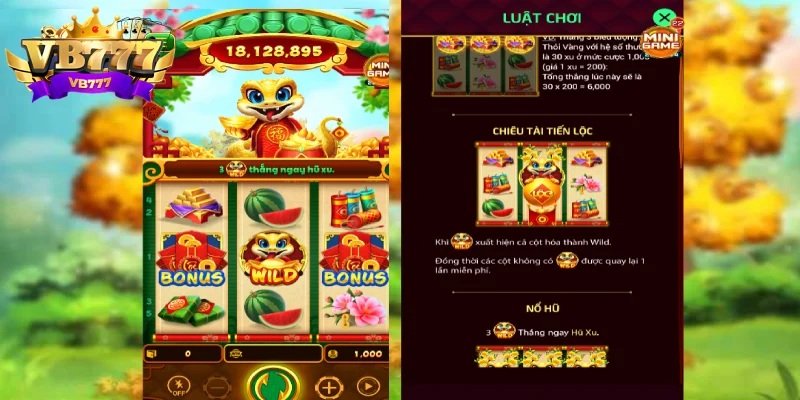 Chiêu Tài Tiến Lộc, tính năng đặc biệt của trò chơi Chiêu Tài Tiến Lộc, tính năng đặc biệt của trò chơi