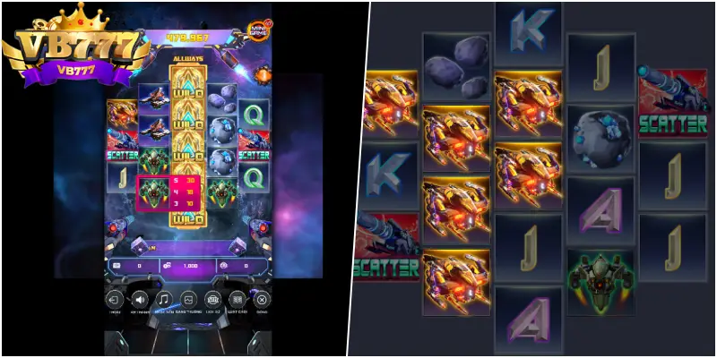 Game ngân hà đại chiến vb777 có giao diện hình ảnh sống động