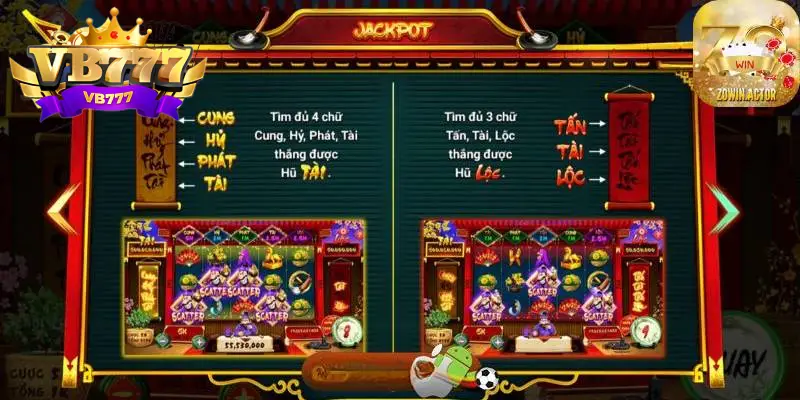 Giao diện slot game ấn tượng thu hút người chơi