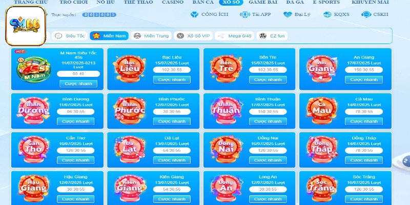 Điểm qua một số sảnh chơi lô đề SM66 phổ biến nhất hiện nay