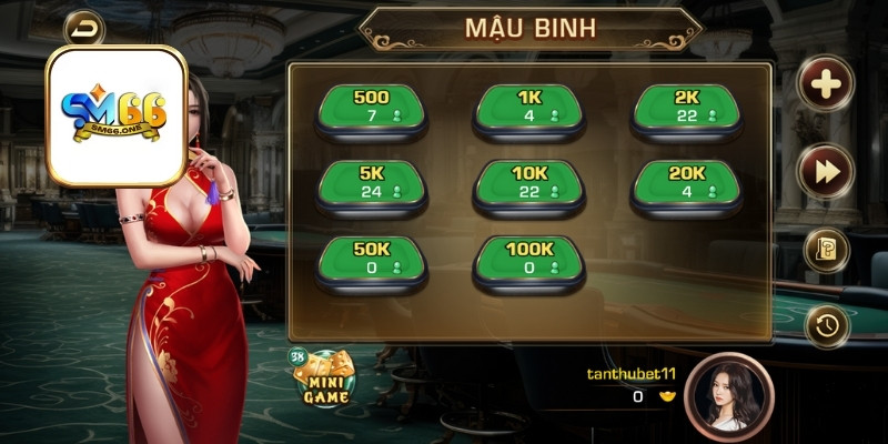 Bỏ túi mẹo chơi mậu binh SM66 cực hay